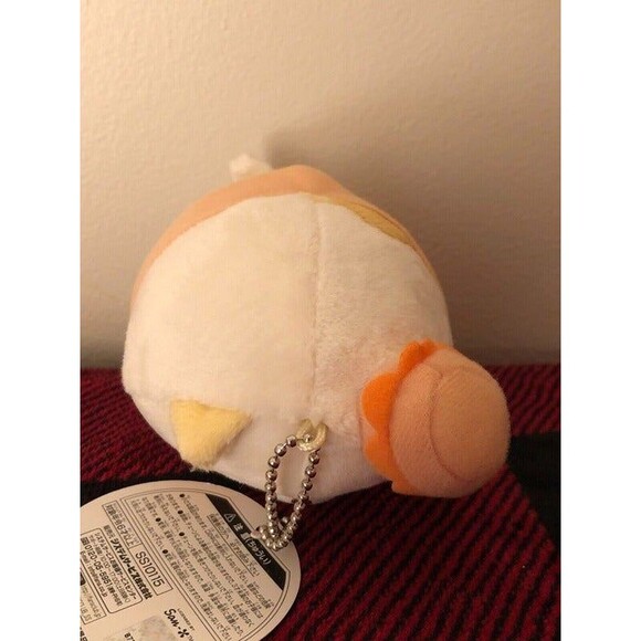 Sumikko Gurashi Macaron Neko 4.5" Keychain Toreba Prize Plush 2019 Japan Import - Picture 6 of 9